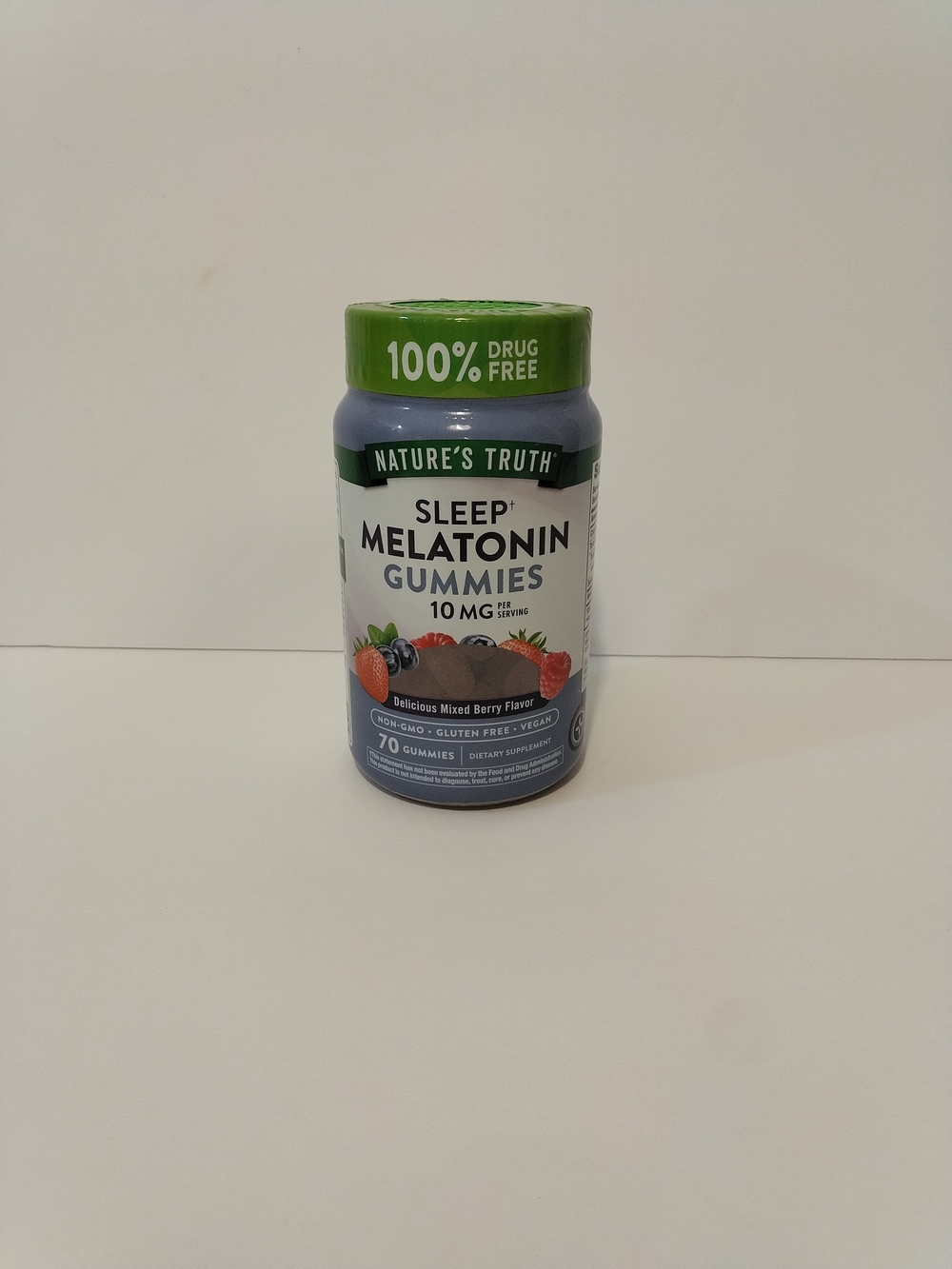 Nature's Truth Sleep Melatonin 10 mg Gummies 70ct Mixed Berry New Exp 10/2026